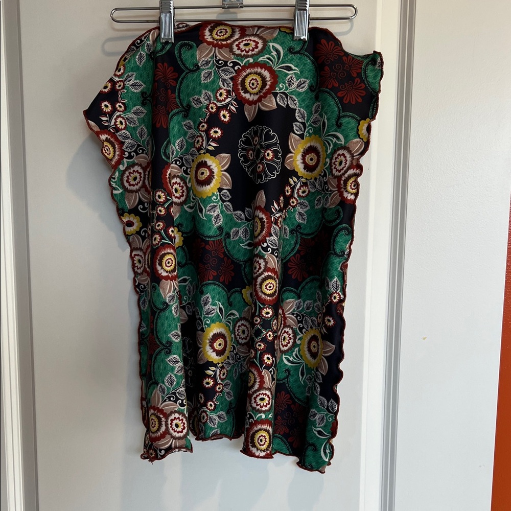 Floral Mini Skirt with Vibrant Patterns